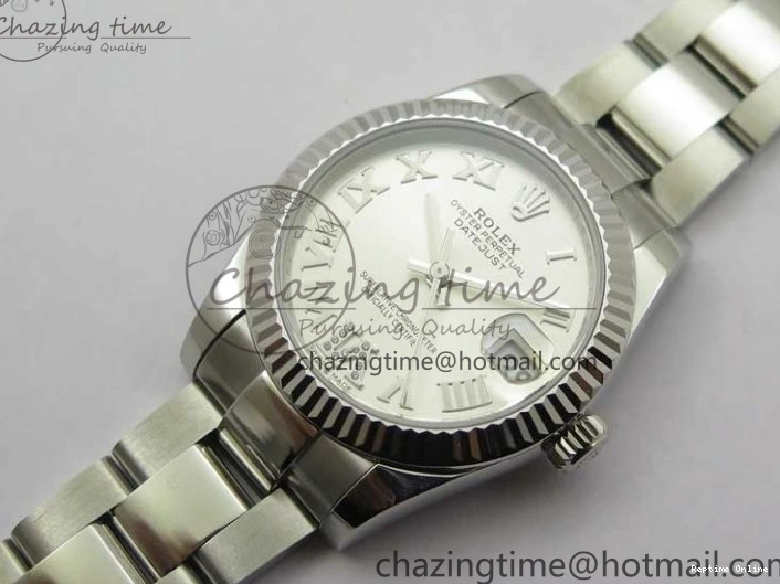 0104 Datejust 31mm 278271 SS BP Maker Best Edition Silver Roman Dial on Oyster Bracelet Trendy 2746